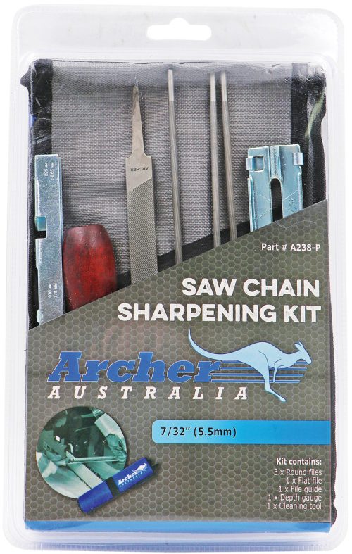 Sharpening Kit, Roll Up Pouch 7/32